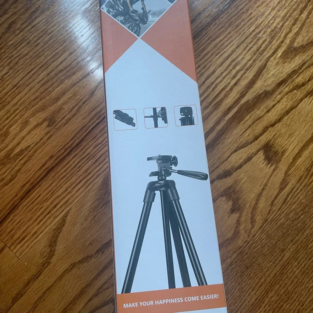 Basics 60-inch Lightweight Camera Mount Tripod Stand with Bag, 1/4